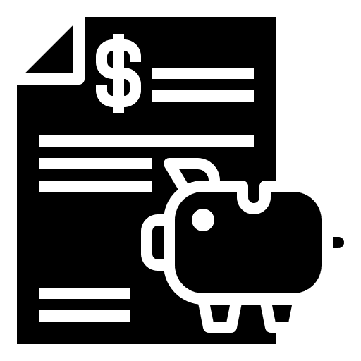 Savings funds business and finance savings icon Savings funds business and finance savings icon
