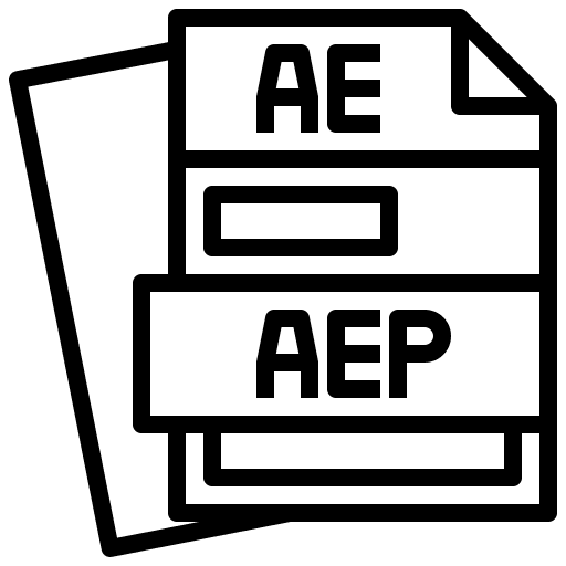 Aep animation after effects project icon
