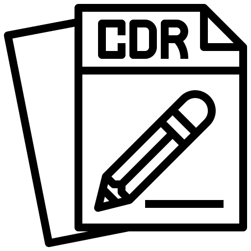 Cdr extension document cdr icon