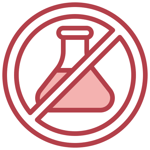 No chemical no chemical flask prohibition icon