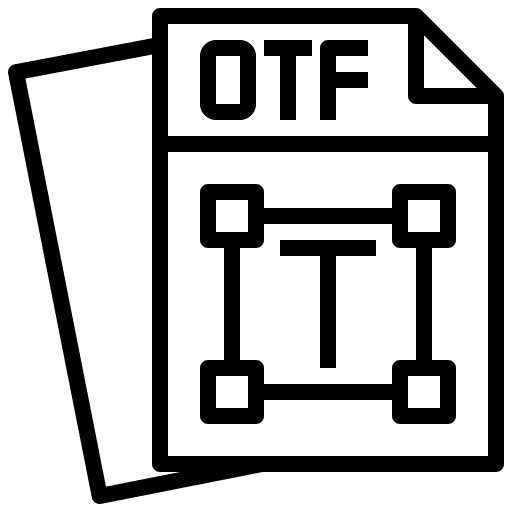 Otf file document files and folders otf format icon Otf file document files and folders otf format icon