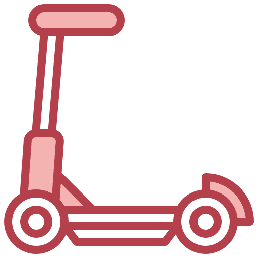 Kick scooter transport transportation electric scooter icon