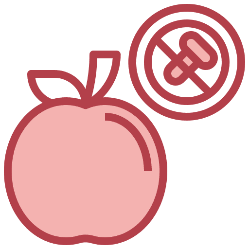 No preservatives prohibited apple no preservatives icon No preservatives prohibited apple no preservatives icon