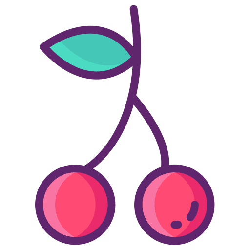 Cherries cherry vegan vegetarian icon