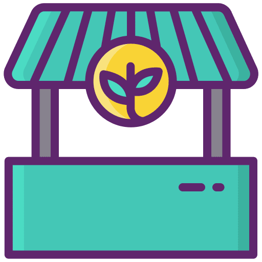 Shop market shop farming icon