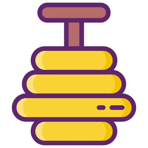 Bee hive farming farm nature icon