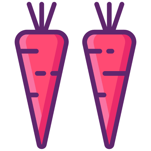 Carrot vegetable food and restaurant organic icon