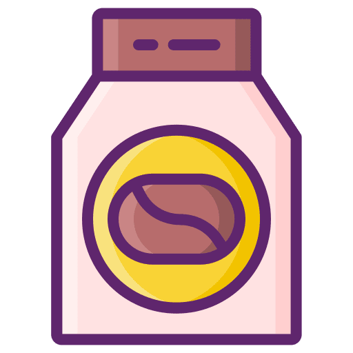 Coffee coffee bean food and restaurant seeds icon