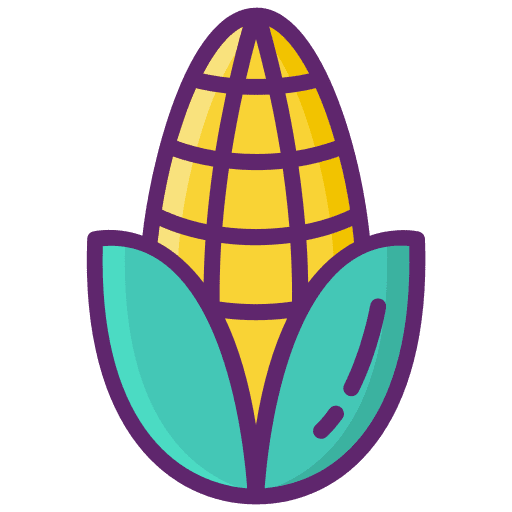 Corn vegetable food food and restaurant icon