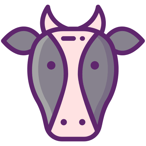Cow cow milk animal kingdom icon