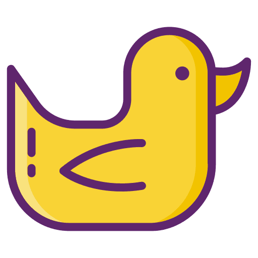 Duck farm wildlife fauna icon