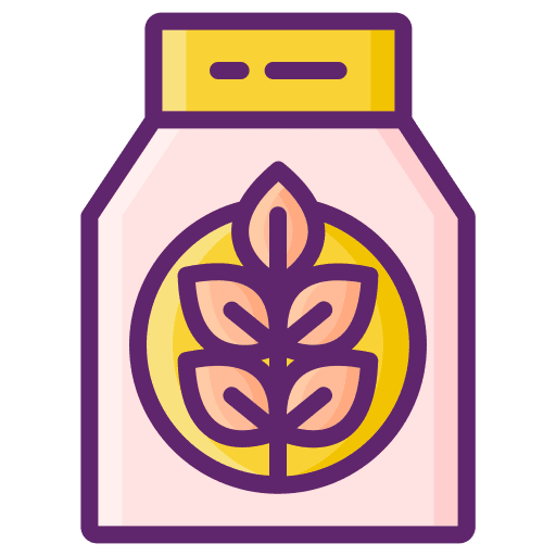 Flour grocery wheat ingredient icon