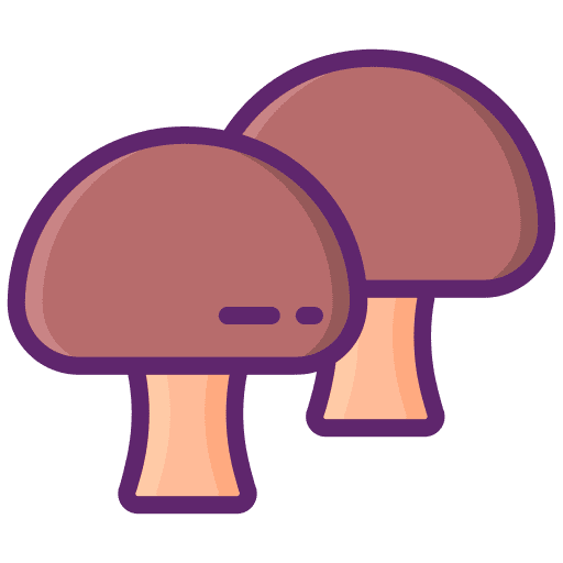 Mushroom spores vegetable fall icon