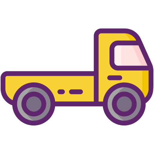 Pickup truck farming farm pickup truck icon