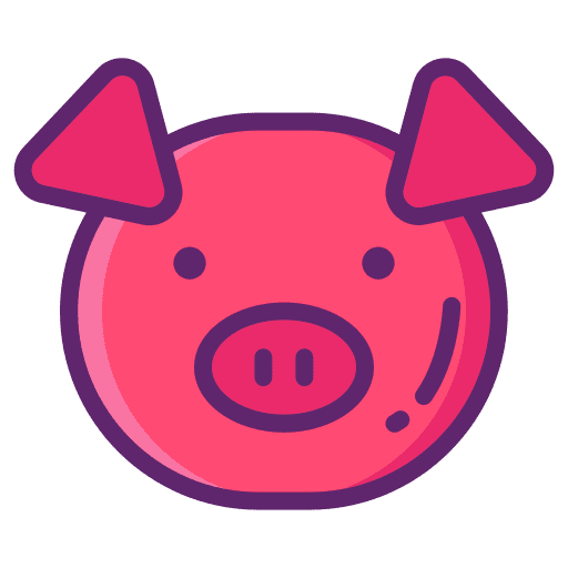 Pig pork pig animal kingdom icon