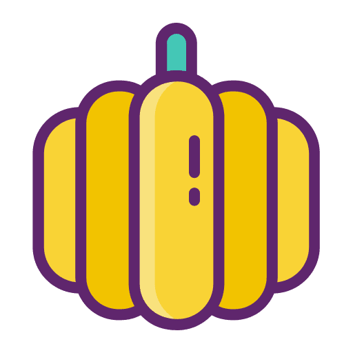 Pumpkin organic pumpkin vegan icon