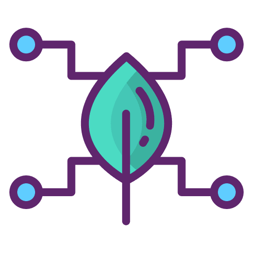 Farming smart farm agriculture connection icon