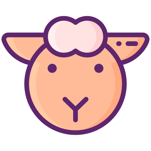 Sheep wildlife animal kingdom fauna icon