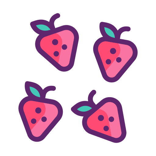Strawberry food and restaurant food strawberry icon