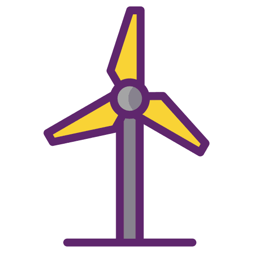 Wind turbine wind energy wind turbine green energy icon