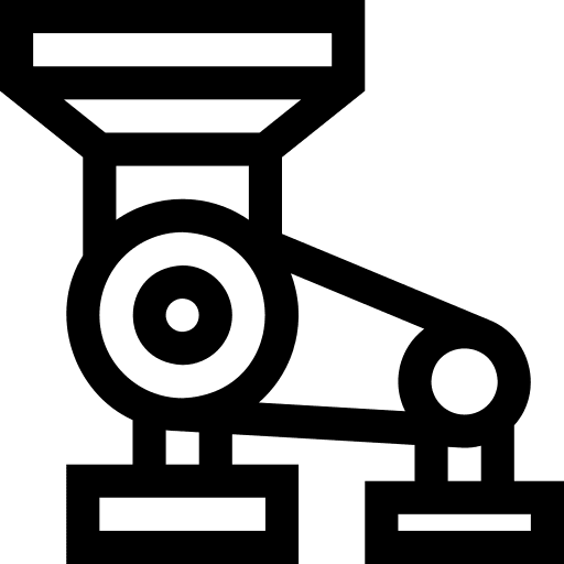 Grinding industry industrial machine icon