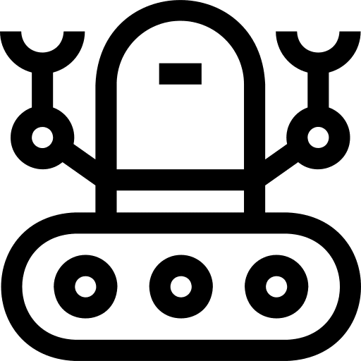Robotic robotic robot device icon Robotic robotic robot device icon