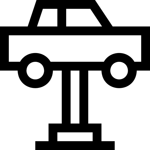Car lifter mechanic transportation machine icon Car lifter mechanic transportation machine icon