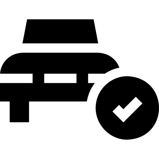 Car booking travel feedback icon