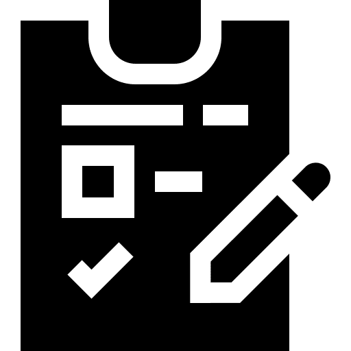 Questionnaire document test customer satisfaction icon