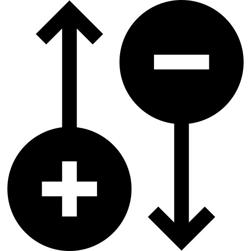 Customer satisfaction positive review negative icon
