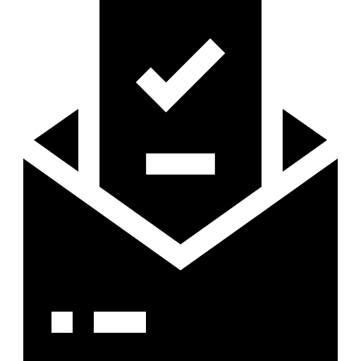 Mail envelope communications message icon