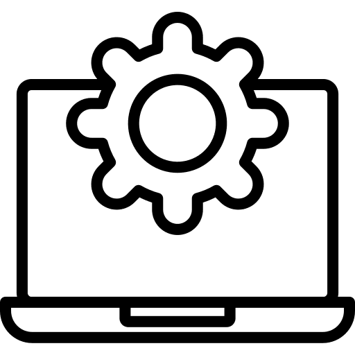Development connection networking computer icon
