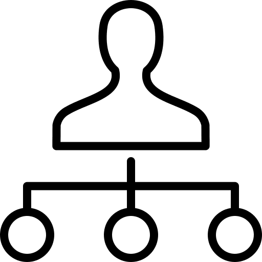 Project management project management people hierarchy icon