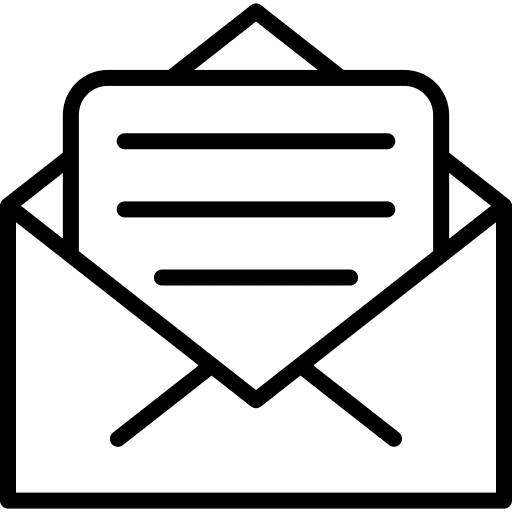 Email web communications note icon