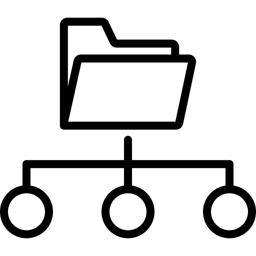 Folder files and folders file storage data storage icon