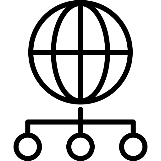 Internet multimedia domain internet icon