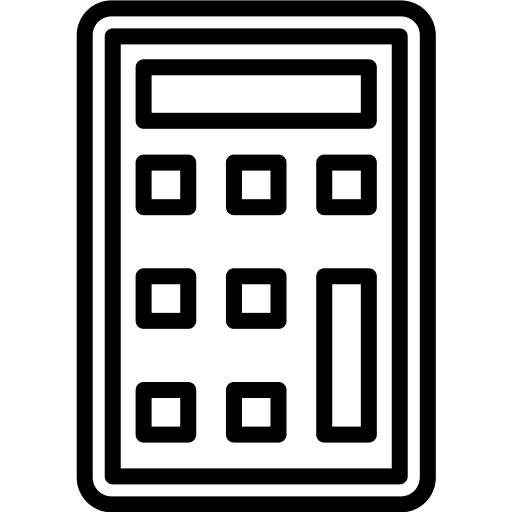 Calculator save money accountant education icon