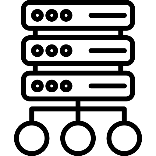 Server shield security hosting icon