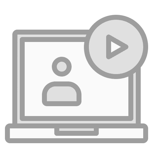 Webinar education elearning music and multimedia icon