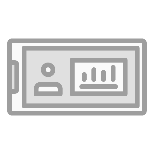 Presentation presentation smartphone bar chart icon Presentation presentation smartphone bar chart icon