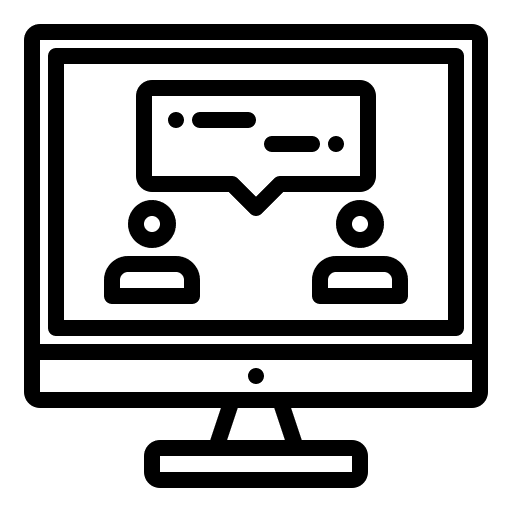 Discussion conversation communications contact icon Discussion conversation communications contact icon