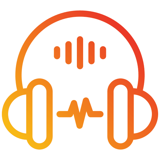 Audio headset listening headphones electronics icon Audio headset listening headphones electronics icon
