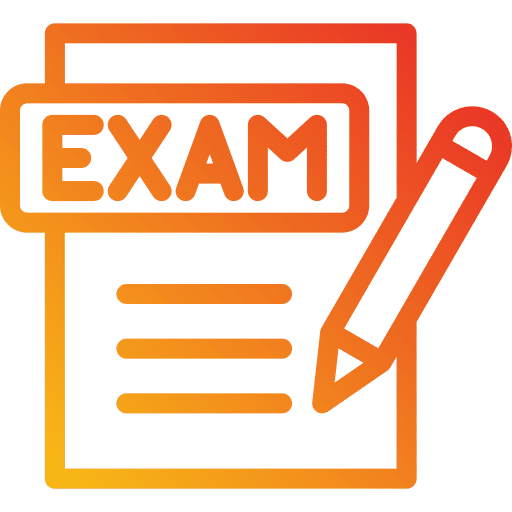 Exam exam learning form icon Exam exam learning form icon