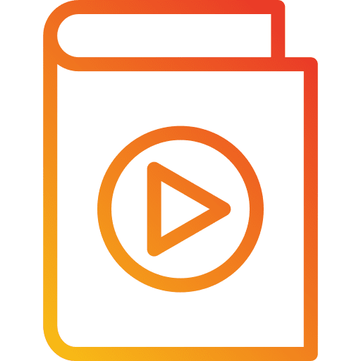 Audiobook audio sound course icon Audiobook audio sound course icon