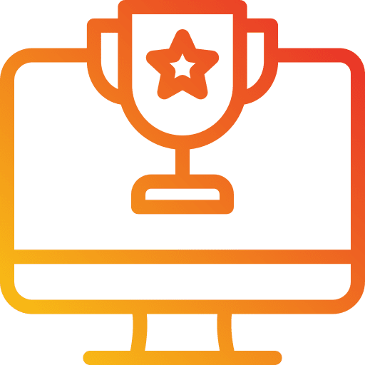 Champion seo and web technology computer icon Champion seo and web technology computer icon