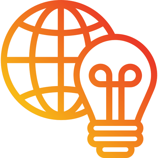 Knowledge global globe idea icon Knowledge global globe idea icon