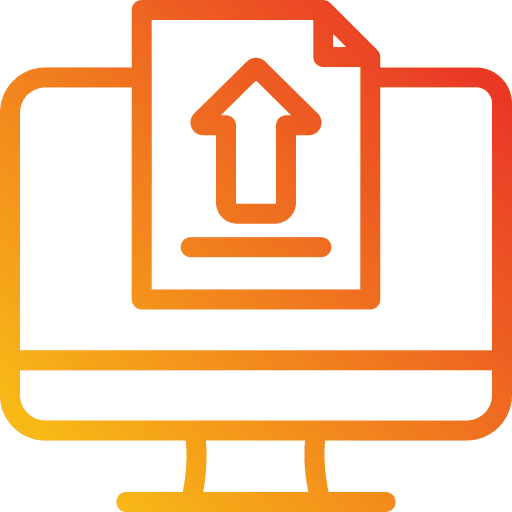 Upload up arrow files and folders ui icon Upload up arrow files and folders ui icon