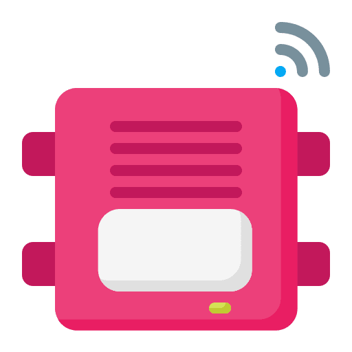 Fire alarm wifi signal smart home electronics icon Fire alarm wifi signal smart home electronics icon