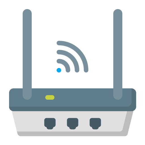 Network electronics network router icon Network electronics network router icon