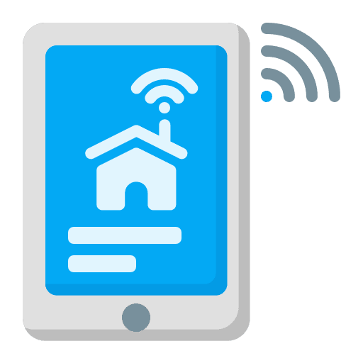 Smart control smart home electronics internet of things icon Smart control smart home electronics internet of things icon